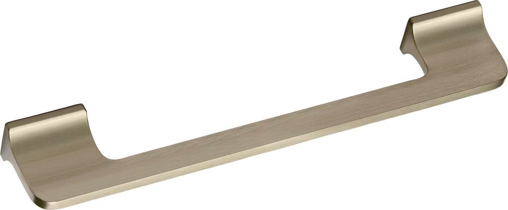 Furnipart Möbelgriff Key LA160 - Griff für Möbel, ideal als Kommodengriff, Zinkdruckguss Edelstahl Effekt