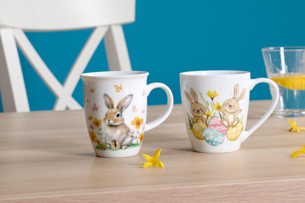 Becher 320ml 6er Set Papillon