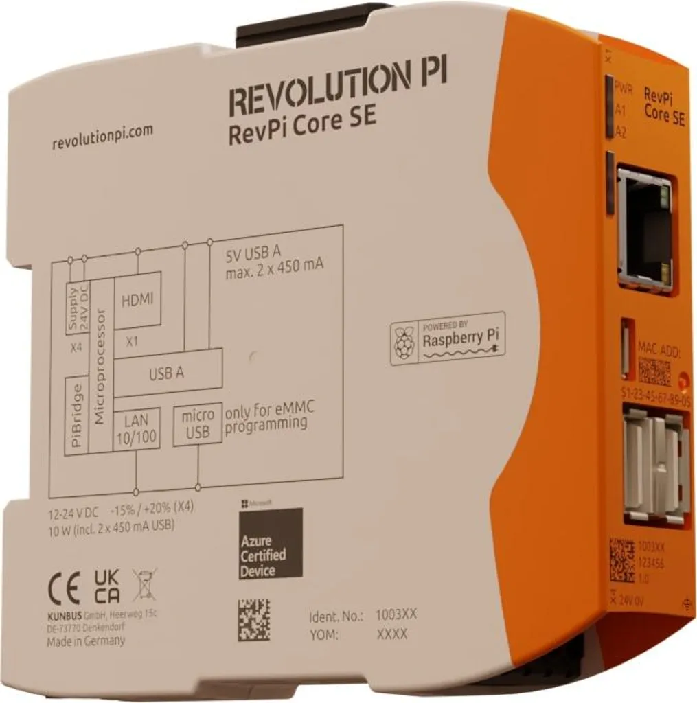 Solution Automatisme Robuste RevPi Core SE 32 Go contre Arrêts de Production