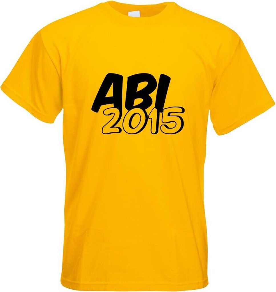Kiwistar - T-Shirt - gelb - Abi 2013 Motiv 1 Motiv Bedruckt Funshirt Design Print - mit Motiv Bedruckt - Funshirt Design - Sport - Freizeit - Herre...