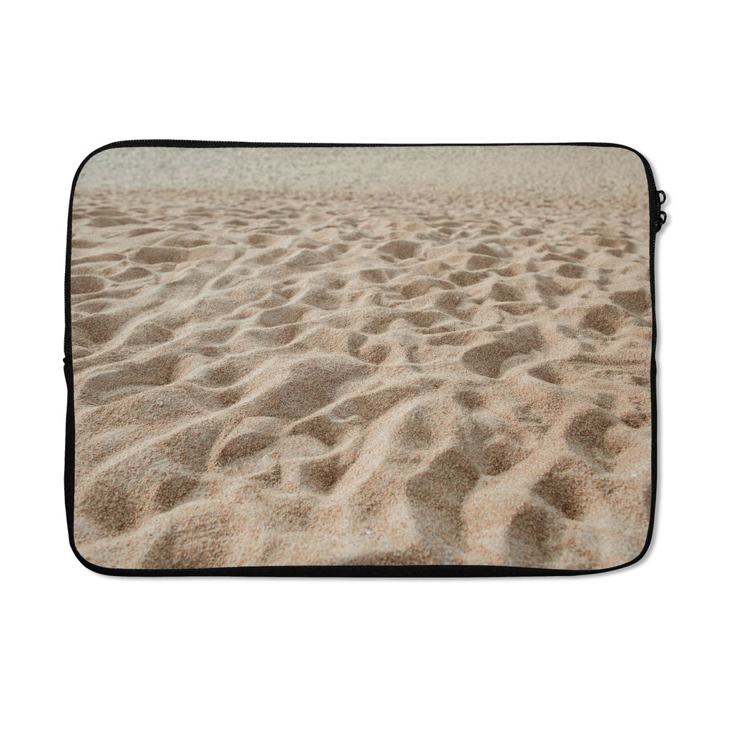 MuchoWow Laptop Hülle 13 Zoll Sommer - Sand - Strand Laptoptasche - Laptophülle - Sleeve - Rundumschutz