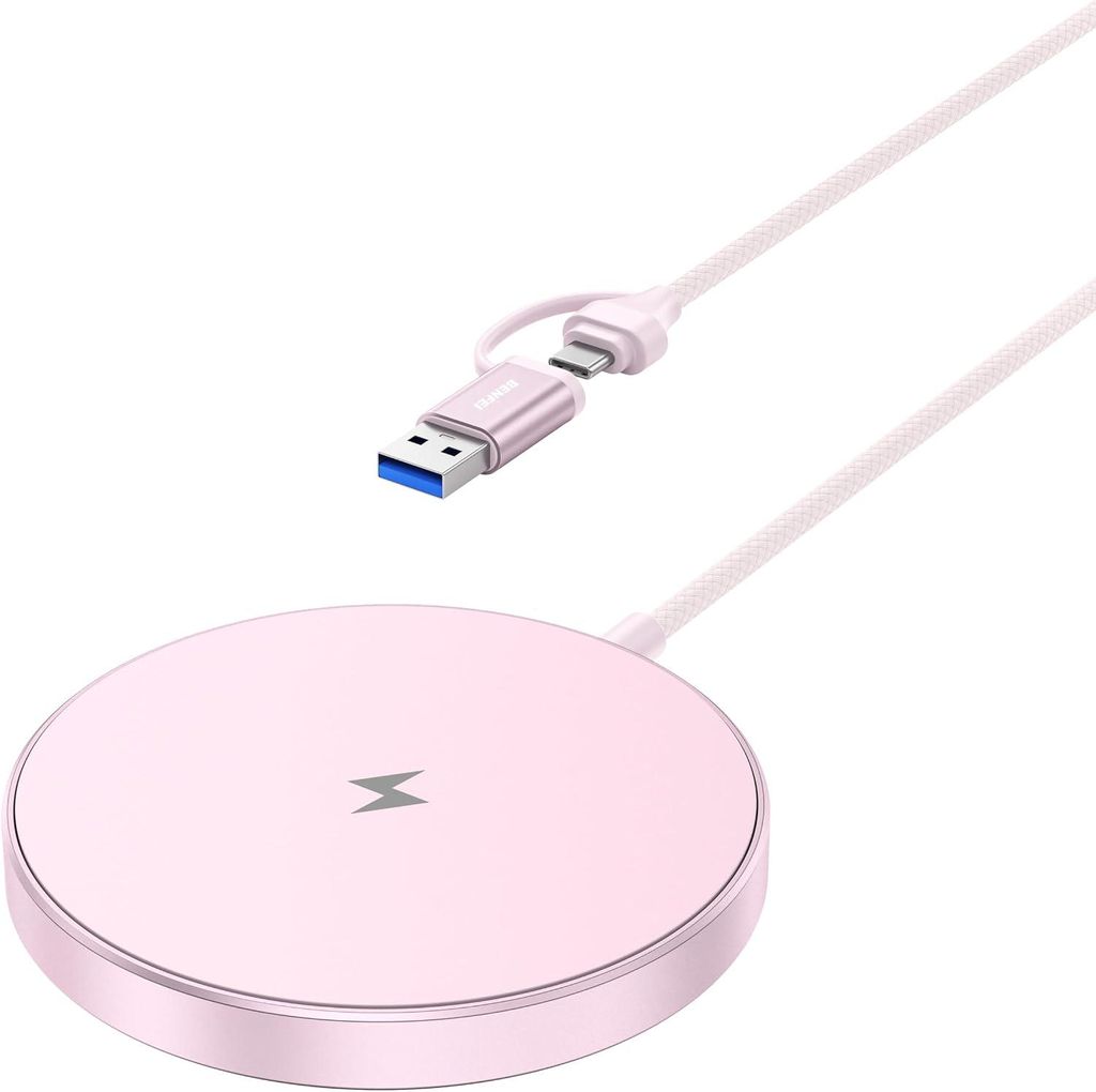 BENFEI 15W Mag-Safe Ladegerät Magnetisches Kabelloses Produktbild 