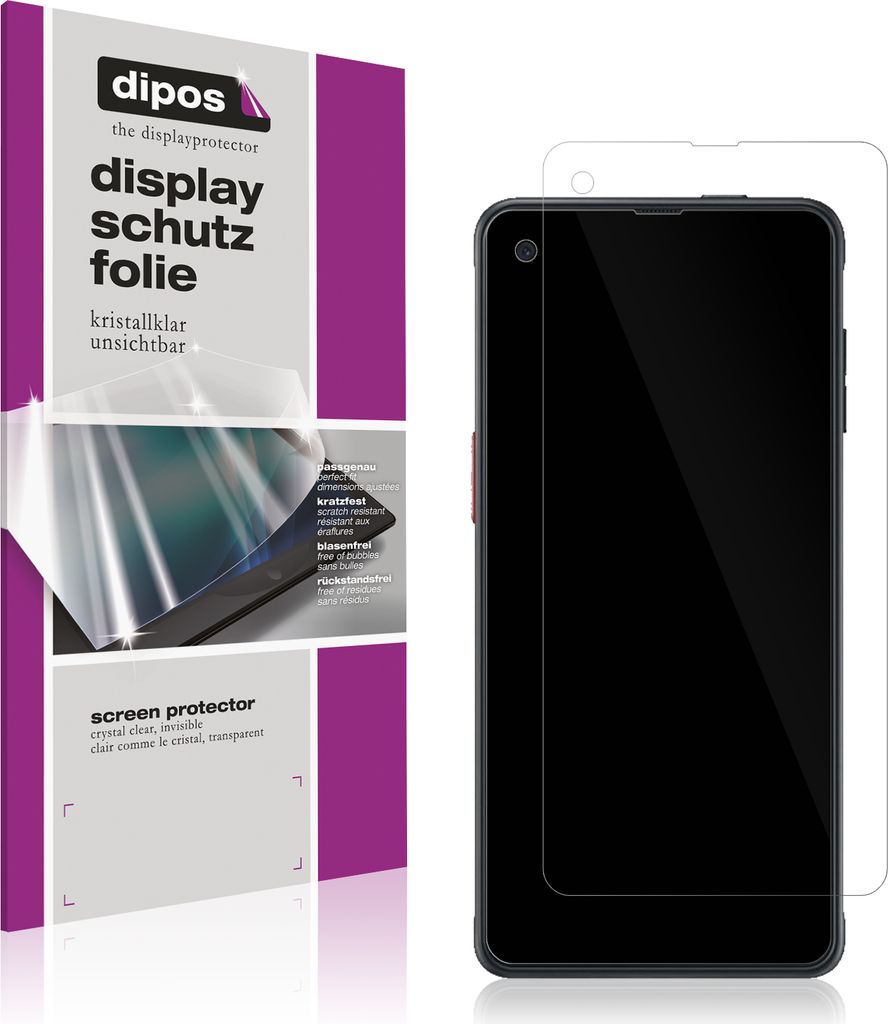2x Schutzfolie für Samsung Galaxy Xcover 6 Pro EE klar Displayschutzfolie Folie Display Schutz dipos