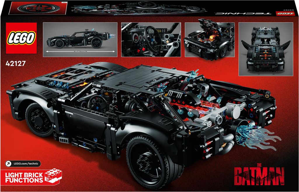 LEGO 42127 Technic BATMANS BATMOBIL Spielzeugauto mit Produktbild 8
