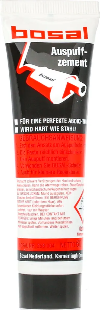 Anti-fuite échappement BOSAL 258-504 mastic pour montage sans soudure