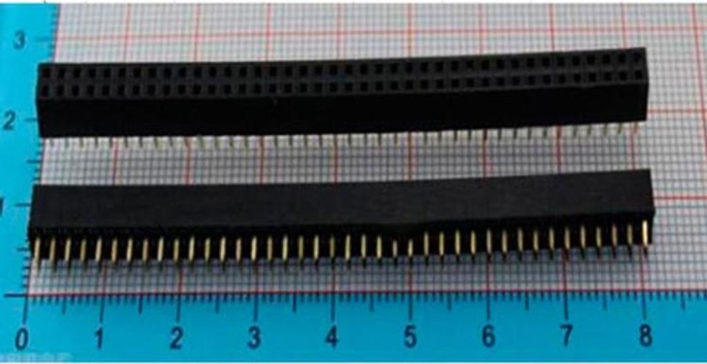Buchsenleiste 2.0mm, 2-Reihig, 3mm Pinlänge : 2*40P Ausführung: 2*40P