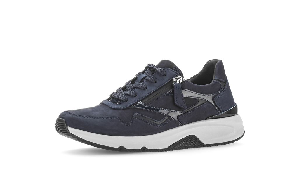 Gabor Shoes Sneaker Low - Blau Leder/Synthetik : 39 : Produktbild 