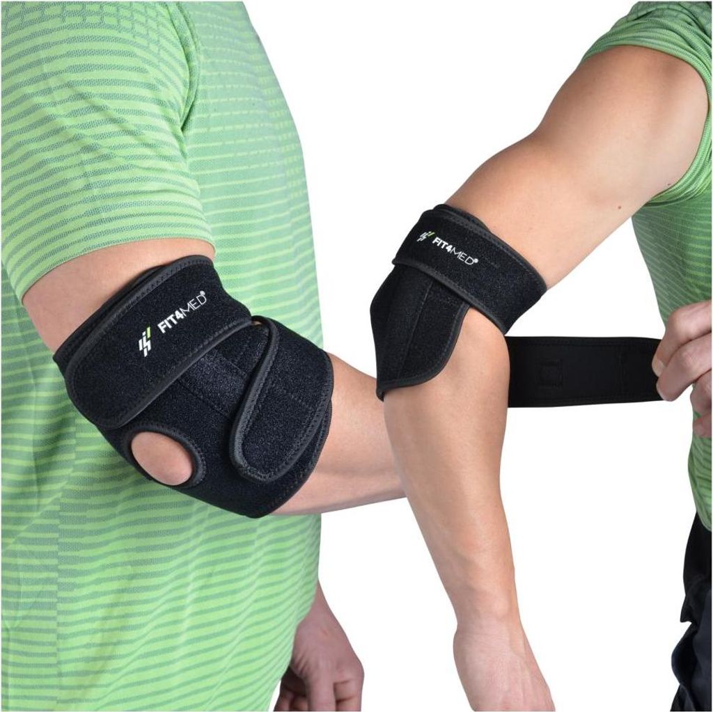 FIT4MED | Gomitiera in neoprene - Nero - 42 X 16 cm - Immagine del prodotto 