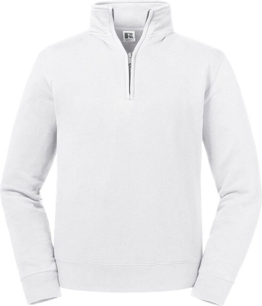 Russell Herren Authentic Zip Sweatshirt PC4069 (2XL) (Weiß)