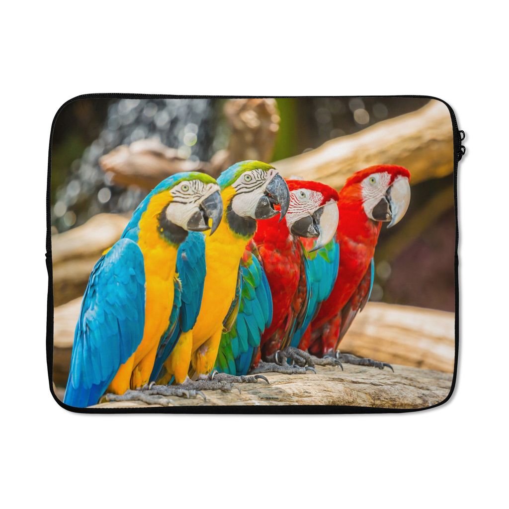 MuchoWow® Laptop Hülle 17 Zoll Laptoptasche Vögel - Papagei Produktbild 