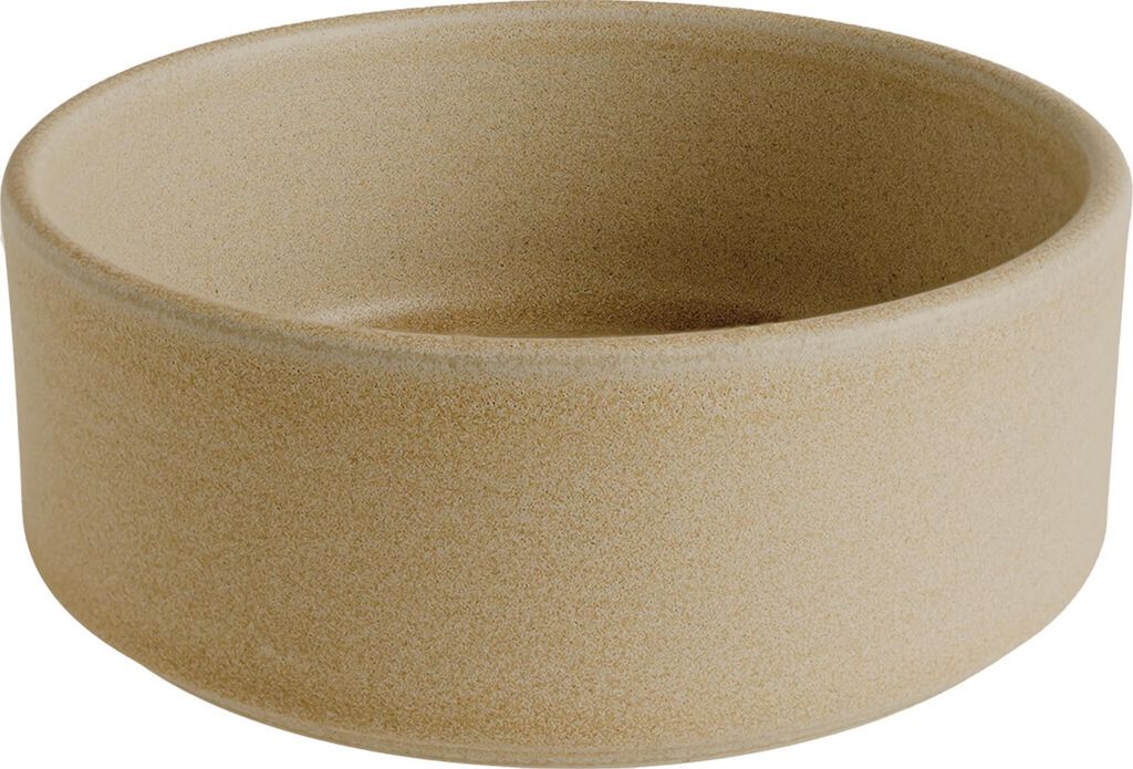Bonna Mirage Ripple Stapelschalen 18cm – 6er Set | 1020 ml | Porzellan, Beige | Mikrowellen- & Spülmaschinenfest | Modernes Geschirr für Alltag...