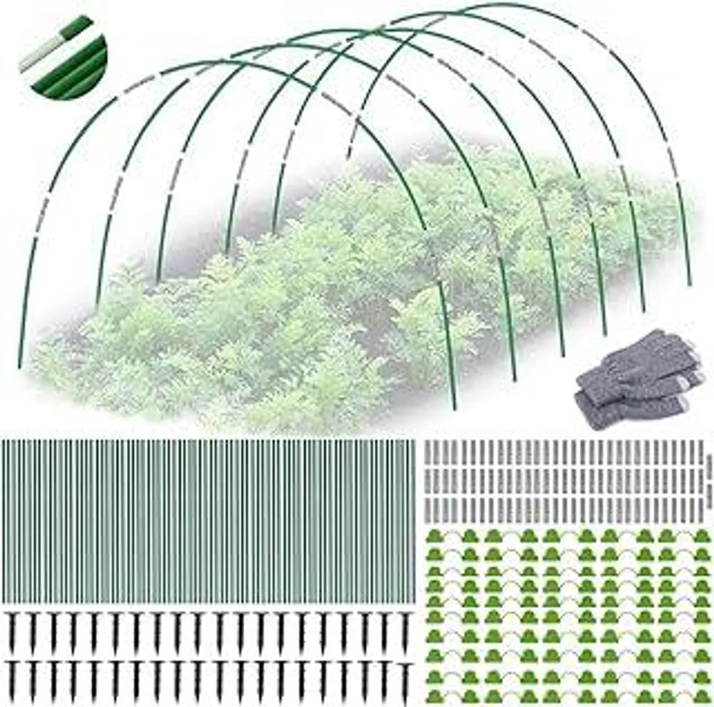 Archi per Tunnel di Coltivazione: 80 Pezzi Flessibili per il Tuo Orto