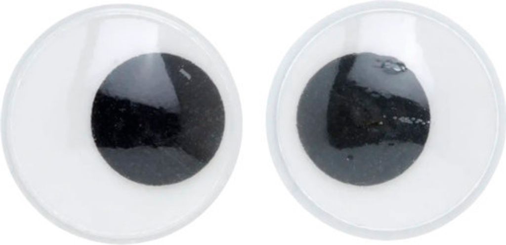 Wackelaugen rund zum Ankleben Ø 22 mm 10 Stück Produktbild 