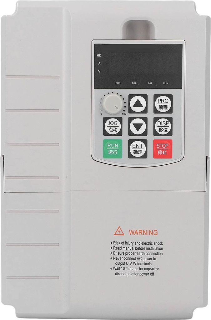 Frequenzumrichter (VFD), universell, ein- bis dreiphasig, 220 V bis 380 V, Regler 4 kW (6 PS), 20 A Wechselstrom