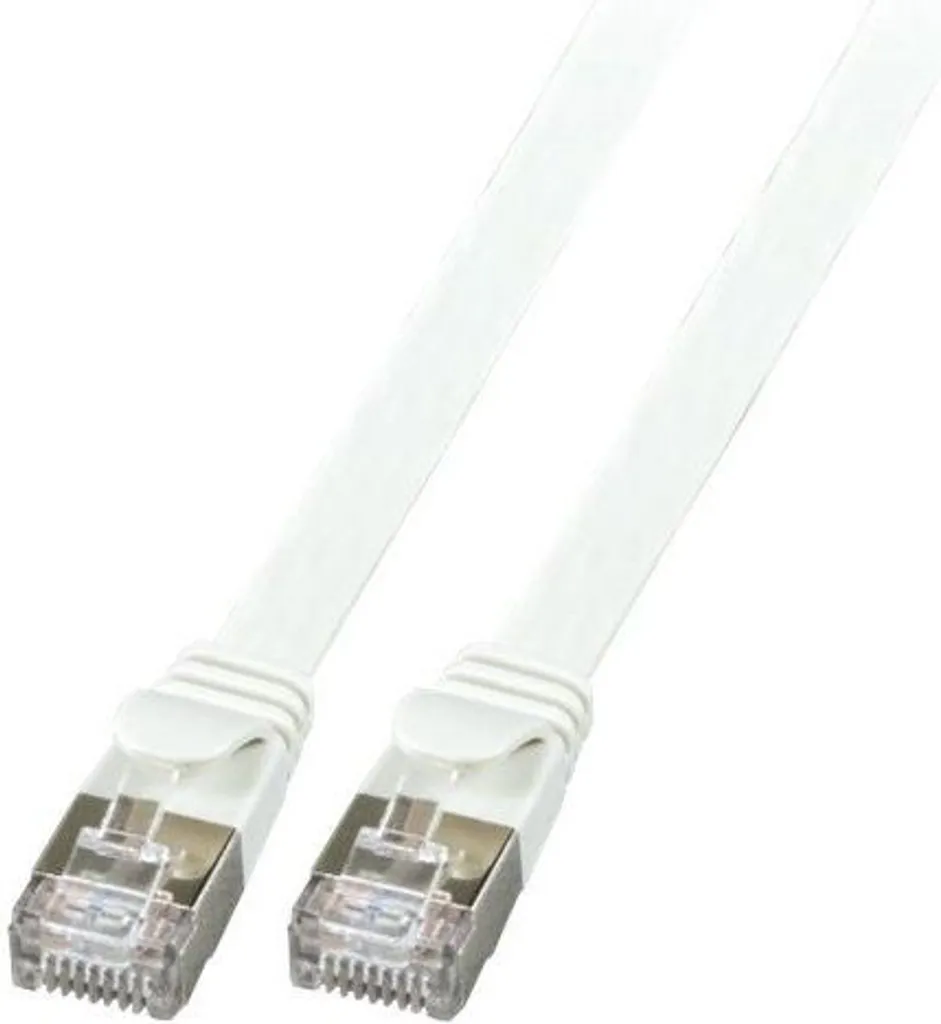 Cavo Rete Piatto 1,5m EFB Cat.6A Grigio - Zero Lag per Gaming e Smart Office