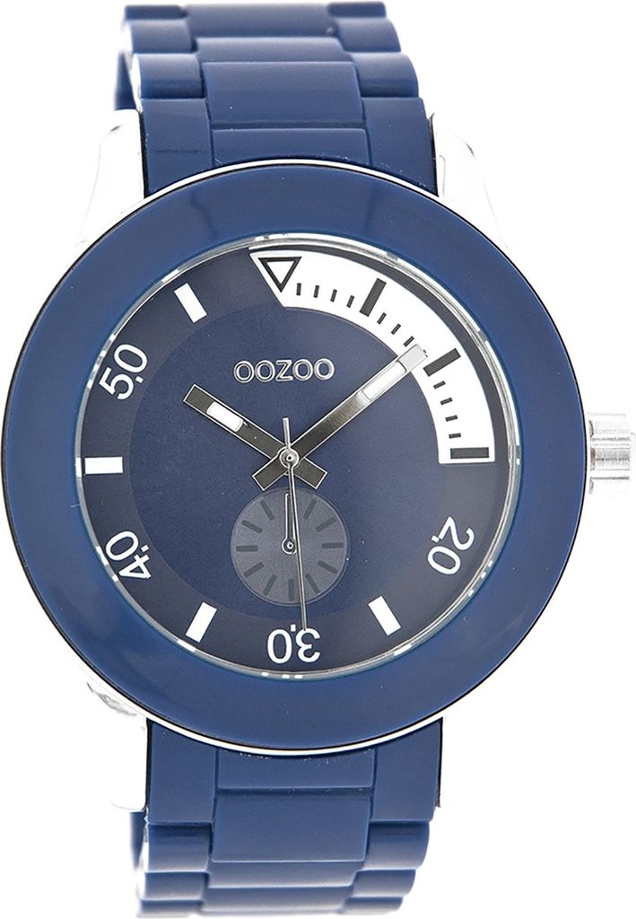 Oozoo Armbanduhr blau Kunststoff Timepieces Damen Analog-Quarzuhr UOC4258A