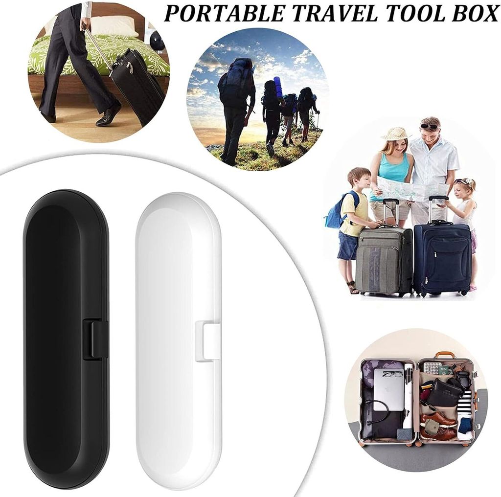 2 Stück Zahnbürsten Reisebox, Elektrische Zahnbürsten Etui Produktbild 7
