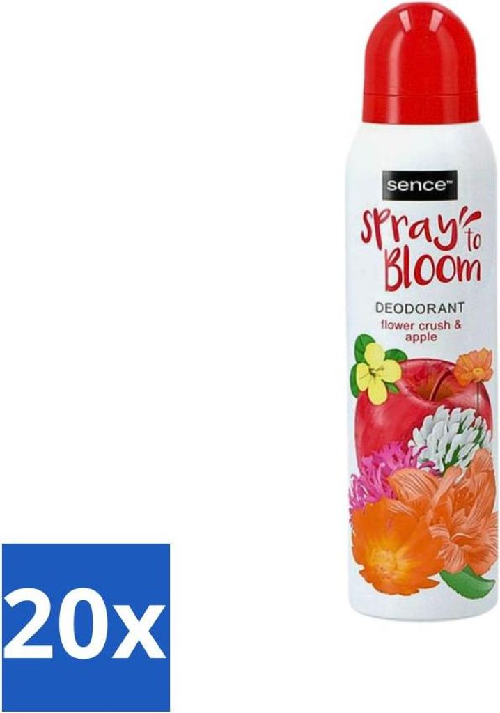 Sence - Body-X Women - Deodorant - Spray - 150 ml - Vorteilspack - 20 Stücke