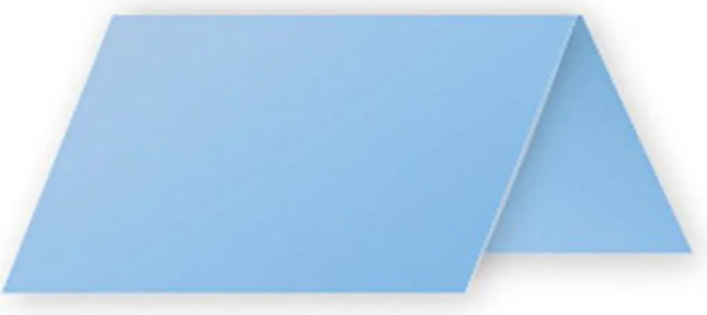 Pollen by Clairefontaine Tischkarte 85x80mm - Bleu Lavande (Lot de 50)