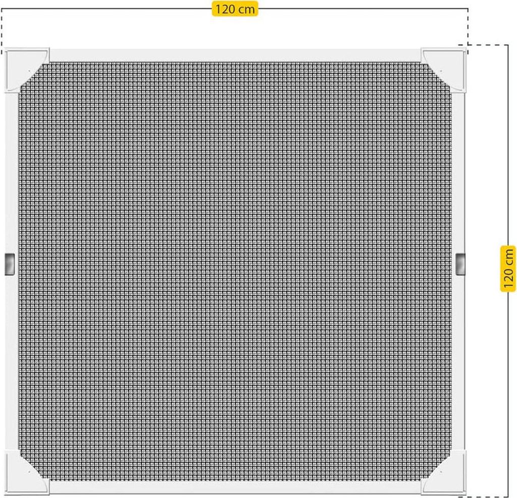 Moskitiera Schellenberg 117 cm włókno szklane (100 x 120 Zdjęcie produktu 