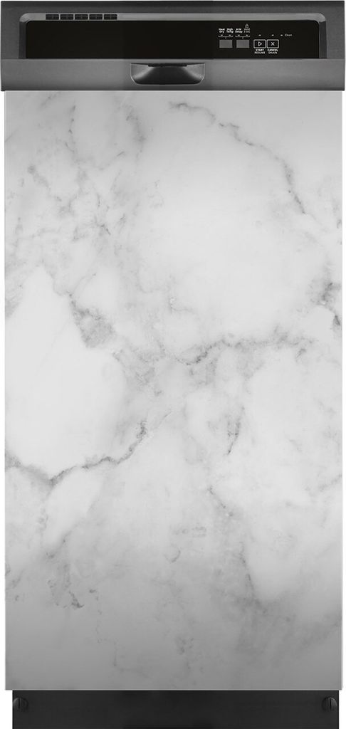 Aufkleber sticker 45x80 cm Dekorative folie Spülmaschine - weiss Marmor