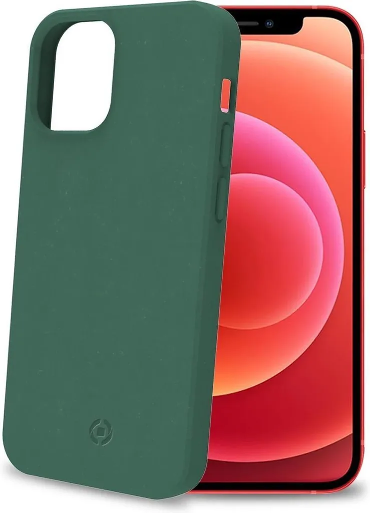Celly Earth Cover iPhone 13 Mini Verde | Custodia Biodegradabile 5.4"