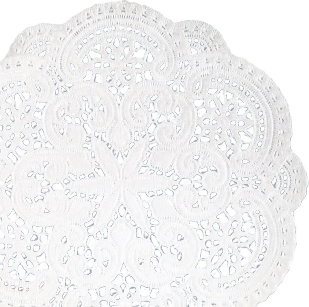 DEMMLER Spitzenpapier Barock ws 10cm 40St rund