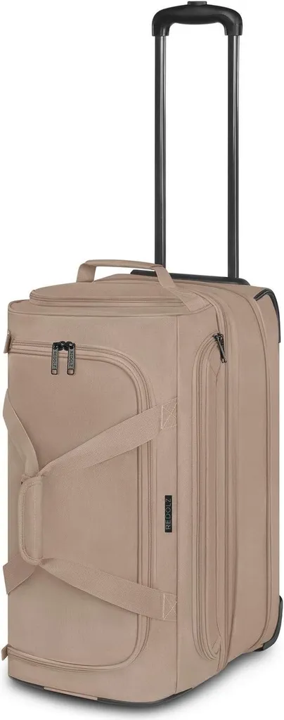 REDOLZ borsa da viaggio carrello Duffle Essentials Wheeled Duffle Exp. Beige