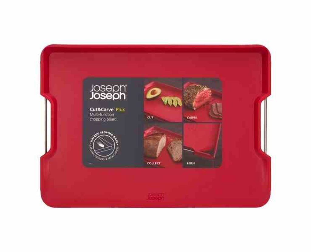 Joseph Joseph Tagliere Cut&Carve Plus 41 x 29 cm - rosso Immagine del prodotto 