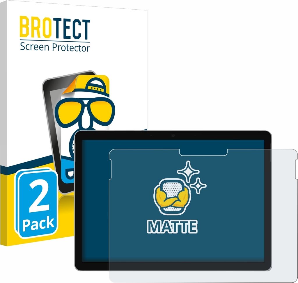2x BROTECT Schutzfolie für Microsoft Surface Go 4 Displayschutz Displayschutzfolie Folie Matt Entspiegelungsfolie