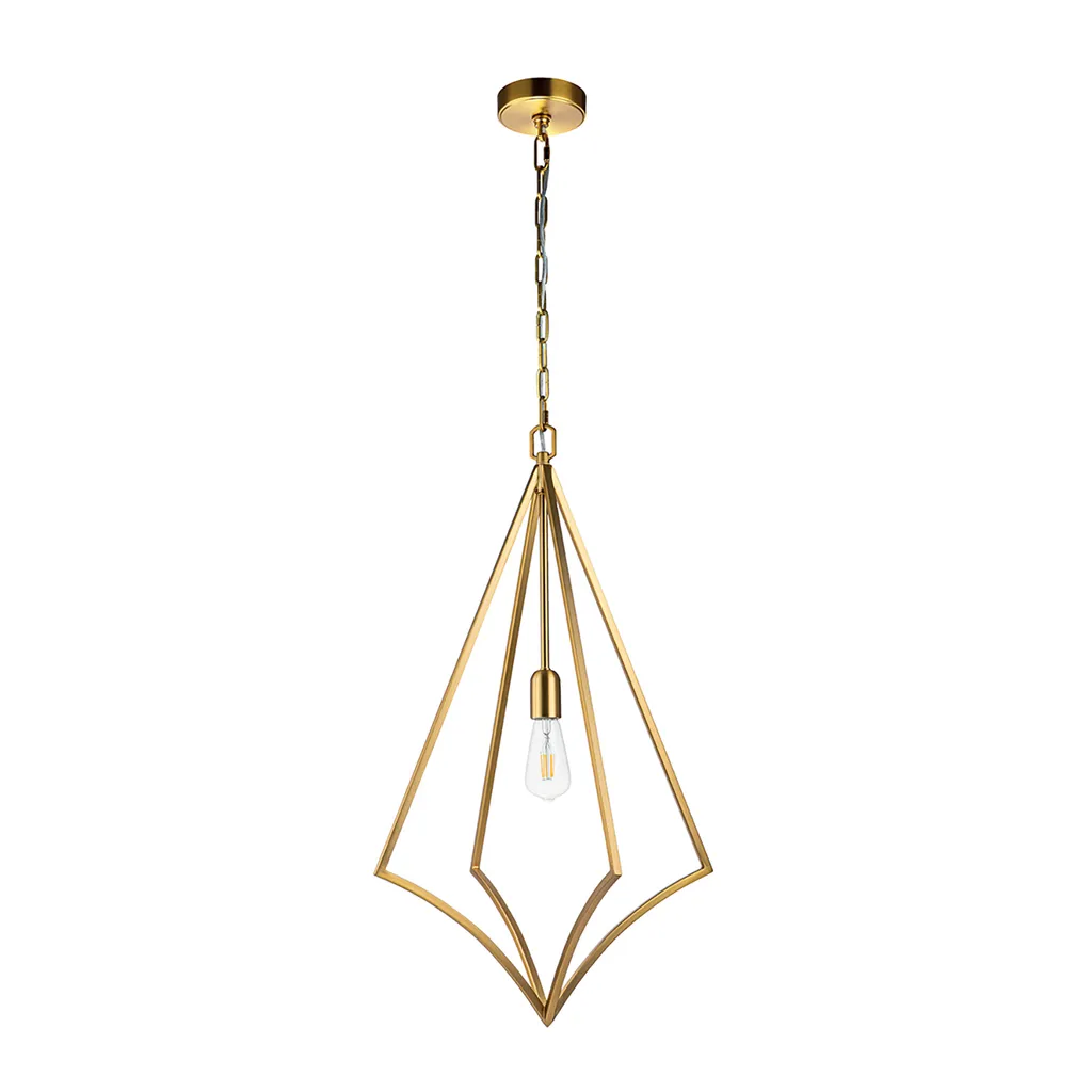 Lustre Nico Laiton Bruni Idéal pour Éclairer une Table à Manger Ronde