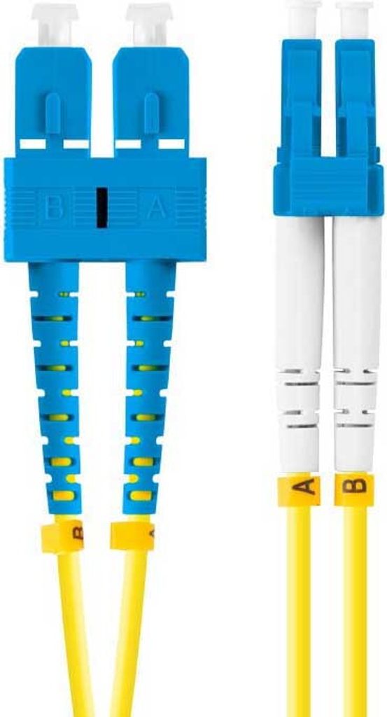 5m lanberg mono sc/upc-lc/upc duplex fiber patch cord g657a1 lszh gelb