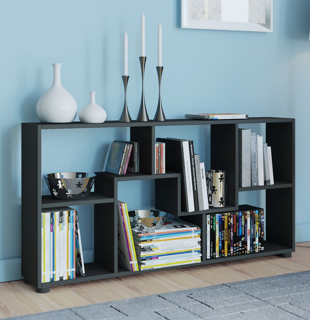 VCM my home Bücherregal Pintal schwarz 117,0 x 20,0 x 62,0 Produktbild 