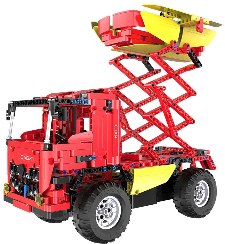 Camion Toupie Télécommandé Cada 814 et Ascenseur de Chantier Technique