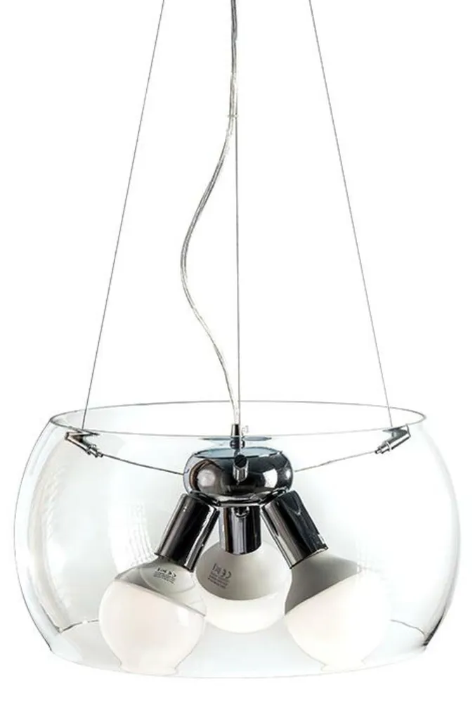 Suspension en Verre Transparent ACA CX1009P40CL Finition Haute Qualité