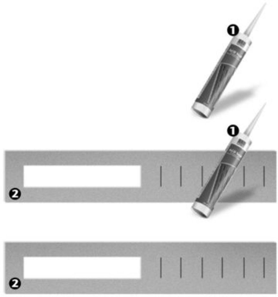 ACO ShowerDrain C Tape-Set mit Dichtung und Messer für Duschablauf