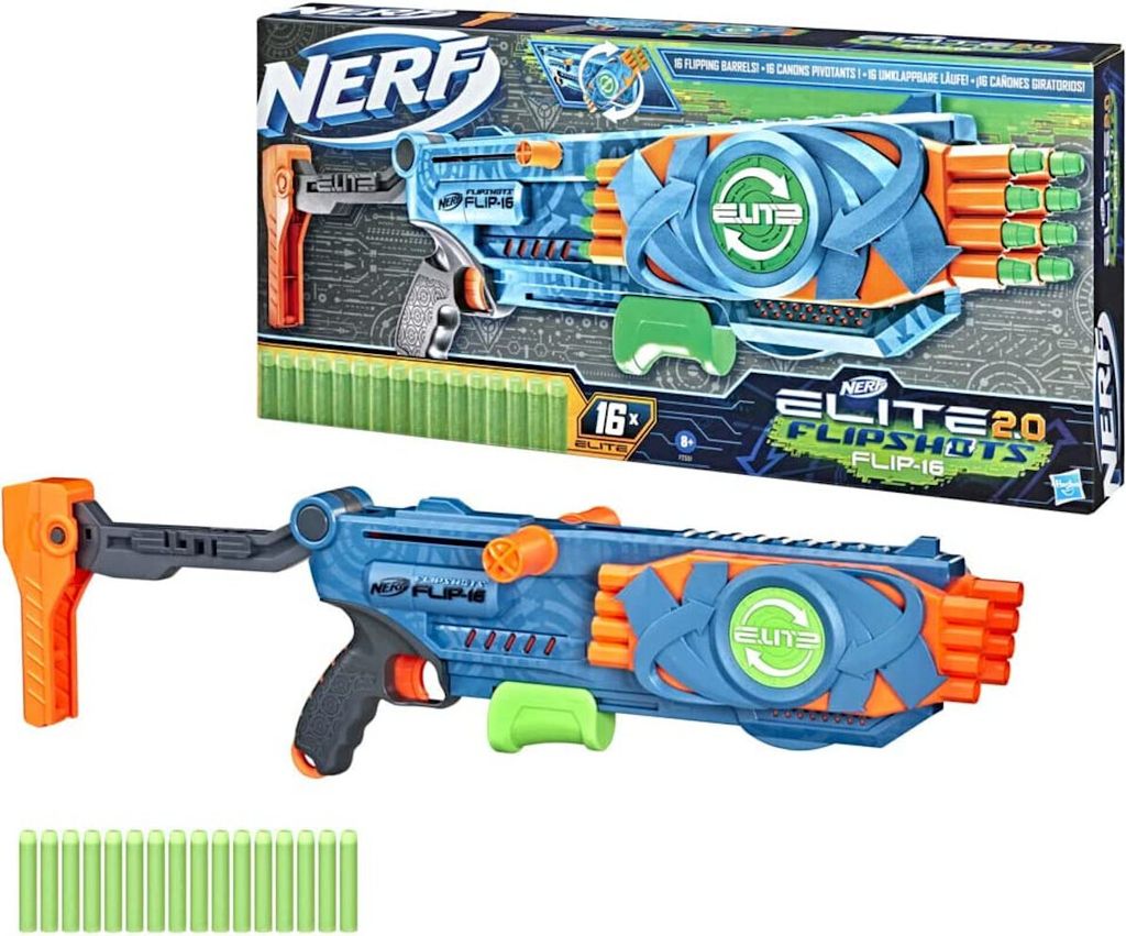 Hasbro - NERF - Pistola giocattolo Nerfgun Elite 2.0 Flip Immagine del prodotto 