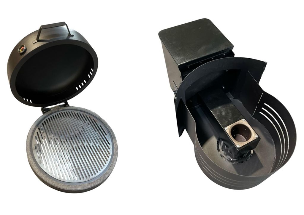 Erweiterung für Multifunktionstonne Holzkohlegrill Pelletsmoker - Funktion #3096
