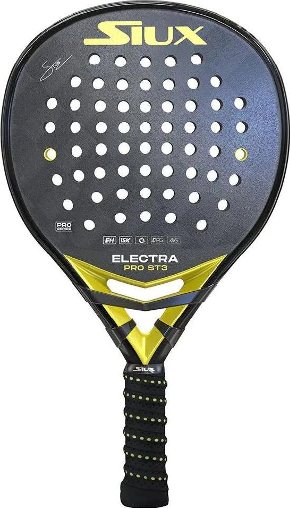 Siux Electra Pro St3 Padelracket, goudkleurig, 355-375 gram Productafbeelding 