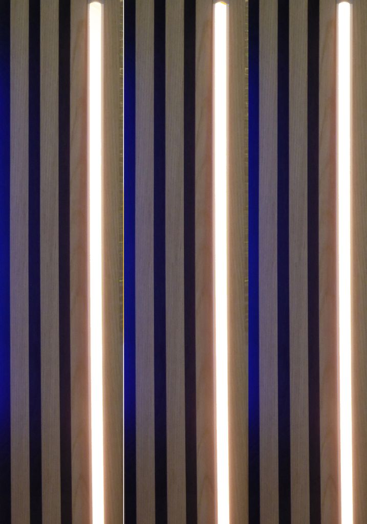 3532 LED Leuchte Akustik Paneel 4x50cm Netzteil Kalt Weiß