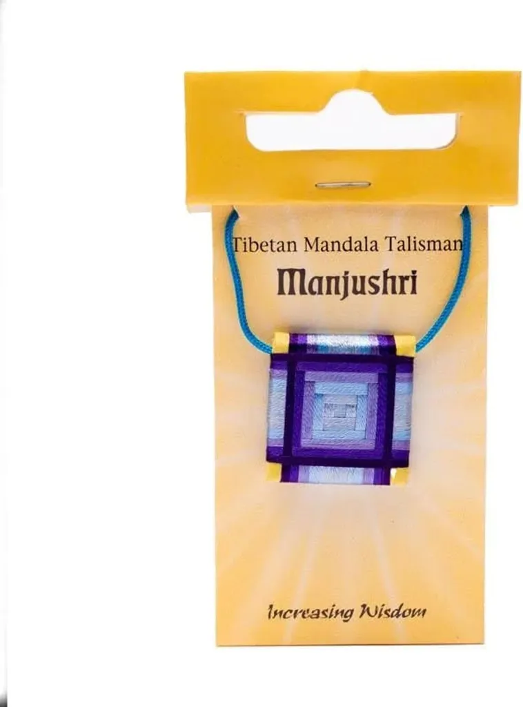 Pendentif de Méditation Manjushri Mandala - Pack de 2 Idéal Yoga 25mm
