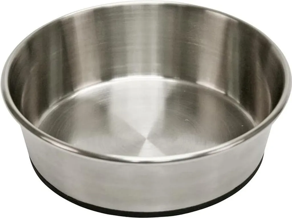 Mangeoire en acier inoxydable pour chiens - Gamelle robuste inox 2L