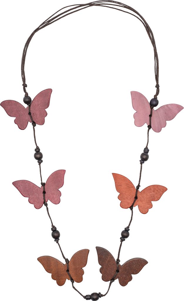 Lange Kette Harleen mit Schmetterlingen von collezione Produktbild 
