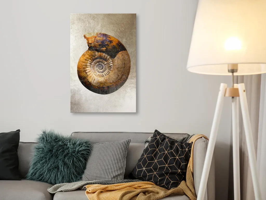 Quadro su tela italiano - Colore pietrificato (1 parte) verticale 60x90 cm Astratto b-C-0608-b-a - 2