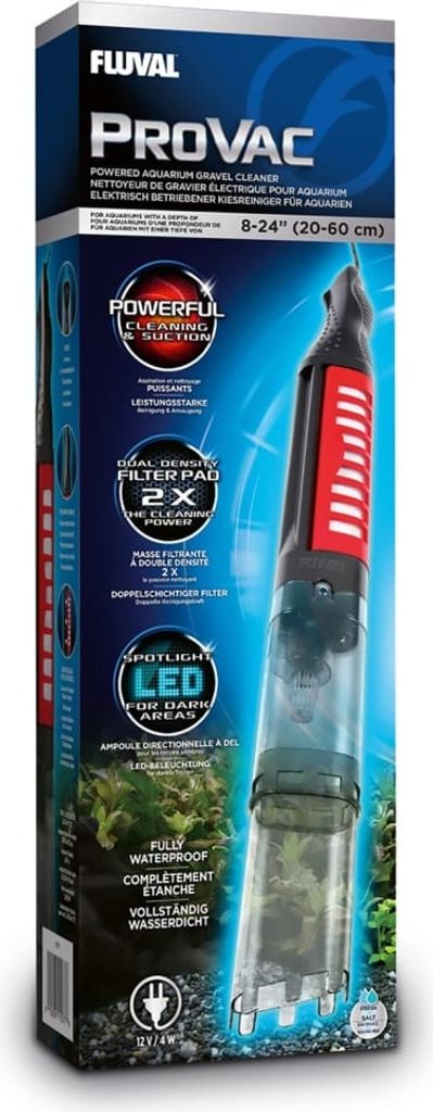 Nettoyeur de gravier Fluval LED pour aquarium Provac Image du produit 
