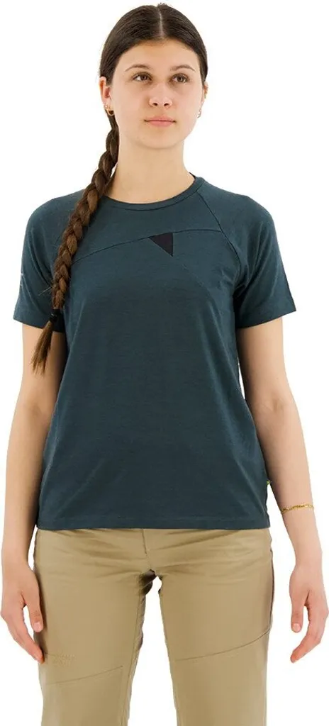 T-shirt Klättermusen Fafne en mérinos et Tencel bleu pour femme taille M