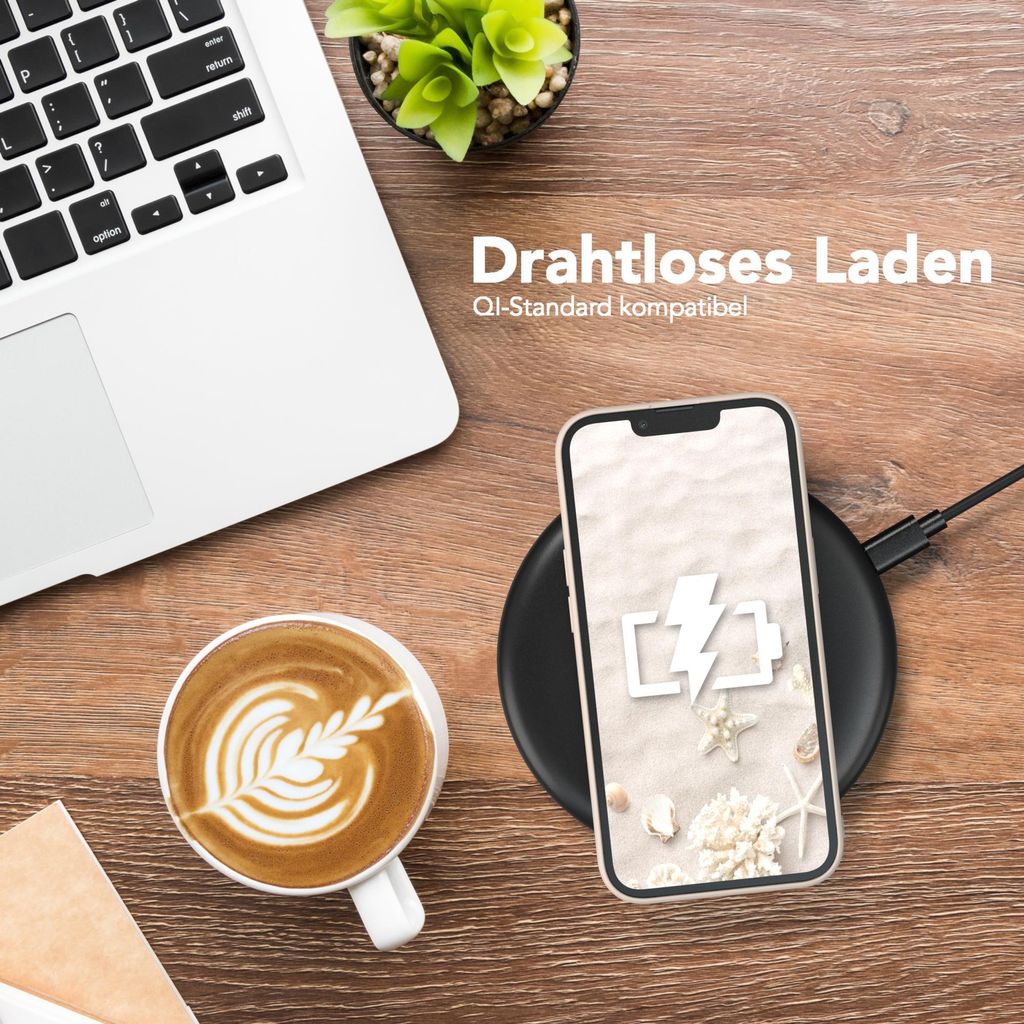 EAZY CASE - TPU Hülle für Apple iPhone 13 Pro, TPU Case stoßfeste Handyhülle, weiches Cover mit Kameraschutz, Silikonhülle in Natur