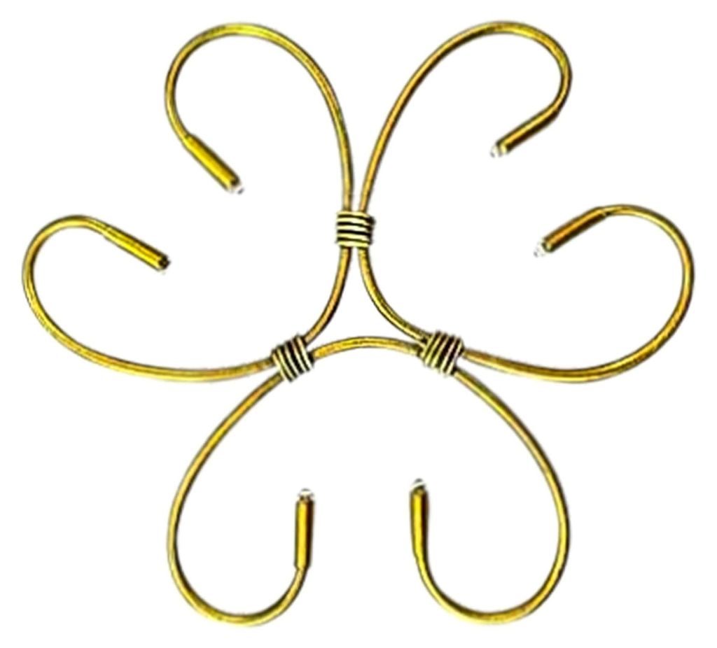 Pflanzenblatt Halter - Monstera Stütze Pflanzenhalter Stabilisator | Ziergitter aus Metall mit Klemmhalterung für gesundes Pflanzenwachstum