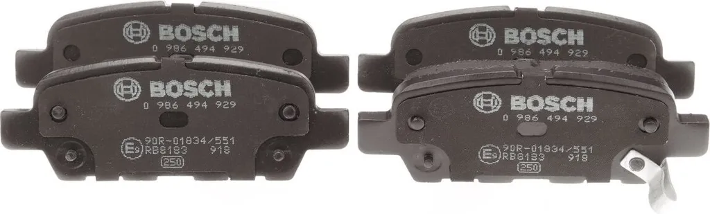 Finis les bruits de freinage : Plaquettes Bosch 0986494929 Teana II
