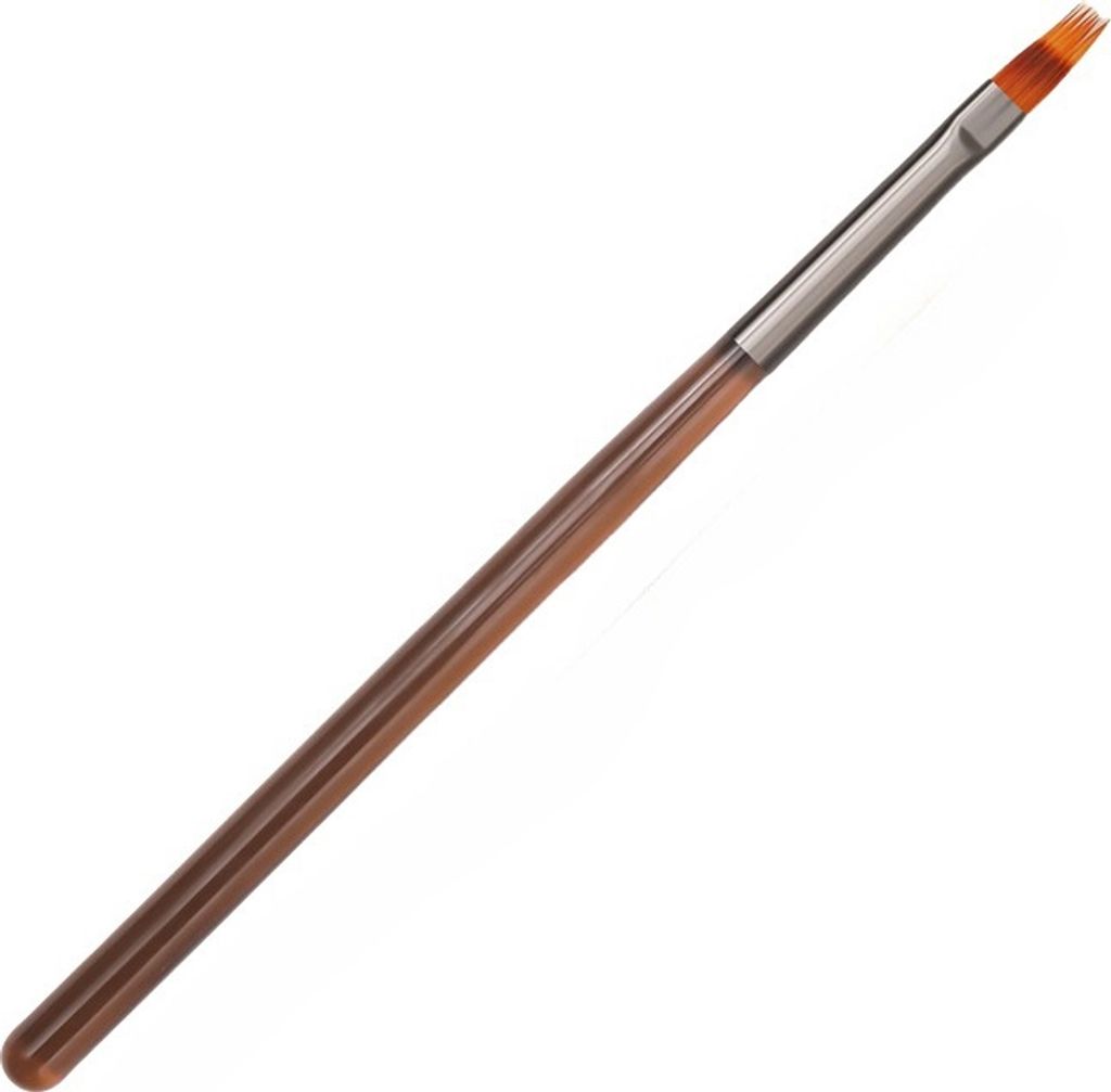 INF Brauner Farbverlauf Nail Art Pinsel Stift für Acryl & Gel model 2